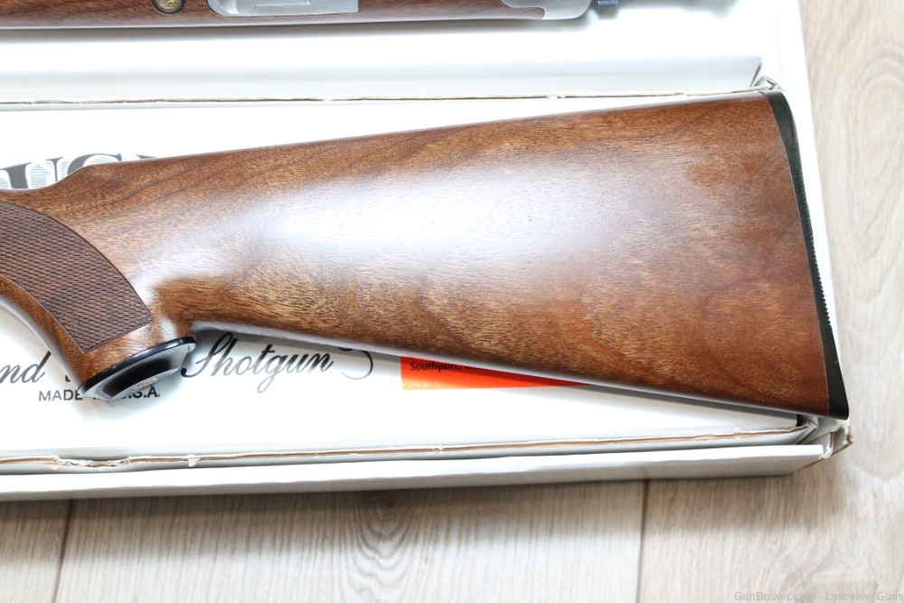 ruger red label 28 ga. factory engraved unfired in box-img-5
