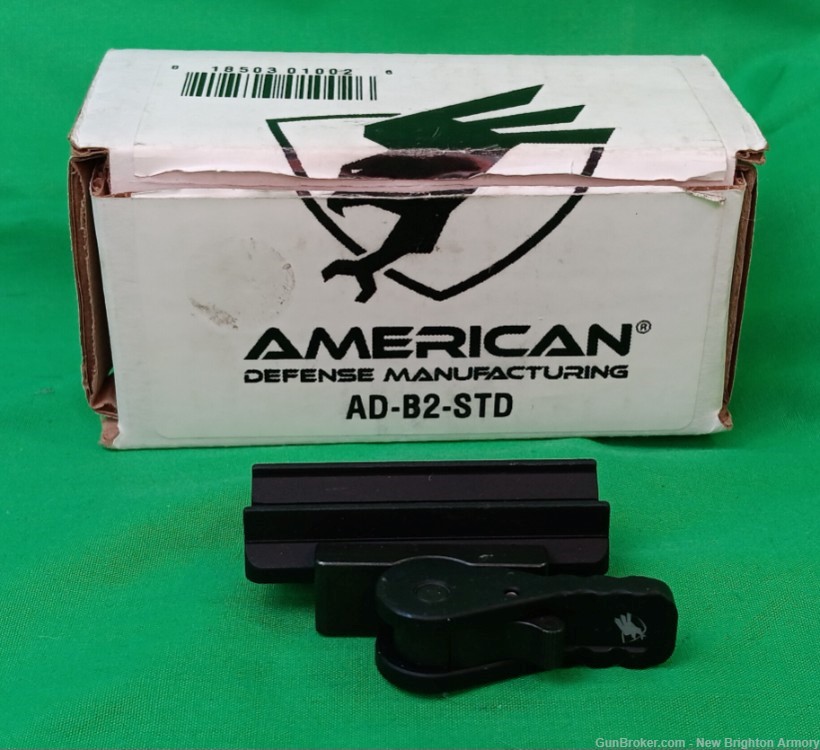 NIB American Defense AD-B2 STD Riflescope Optic Mount Black Mini ACOG-img-0