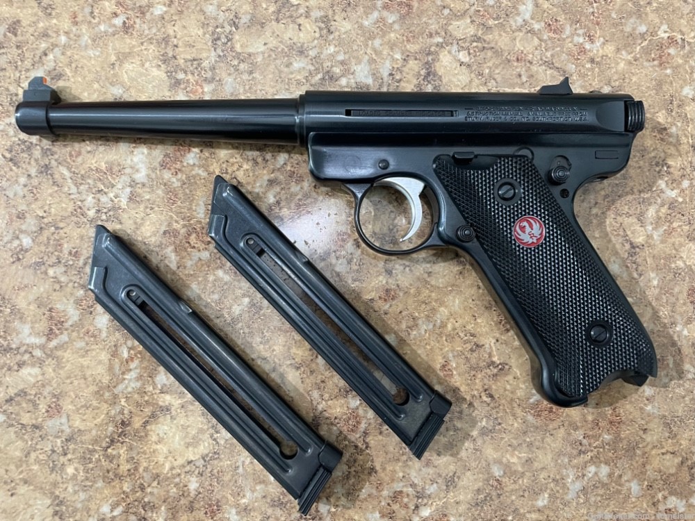 Ruger Mark III .22LR 6" with 2 magazines like new-img-0
