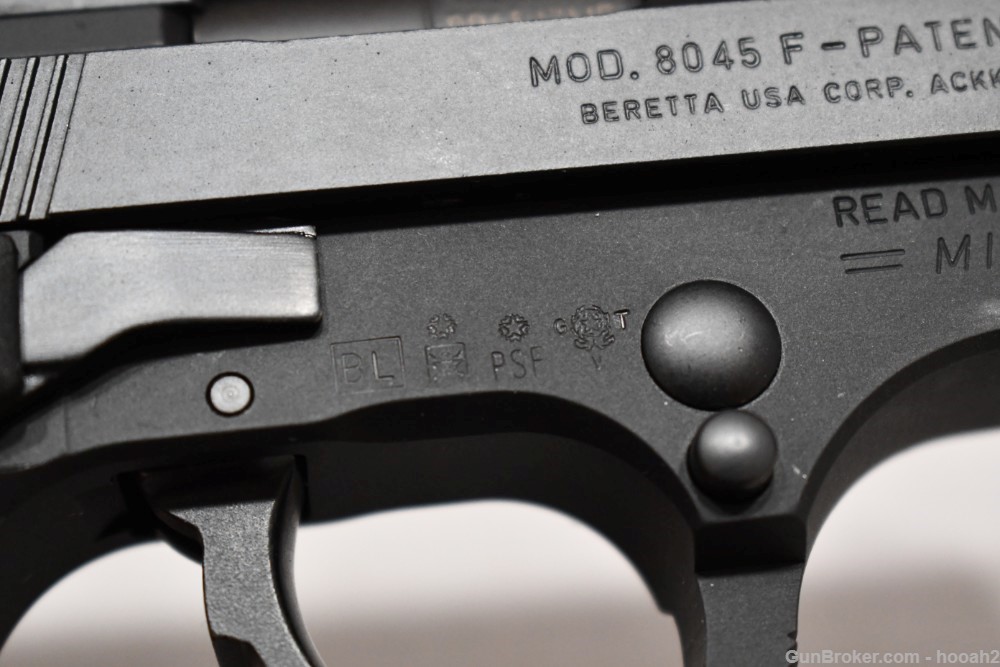 Excellent Beretta 8045F Mini Cougar 45 ACP Semi Auto Pistol W Box-img-26