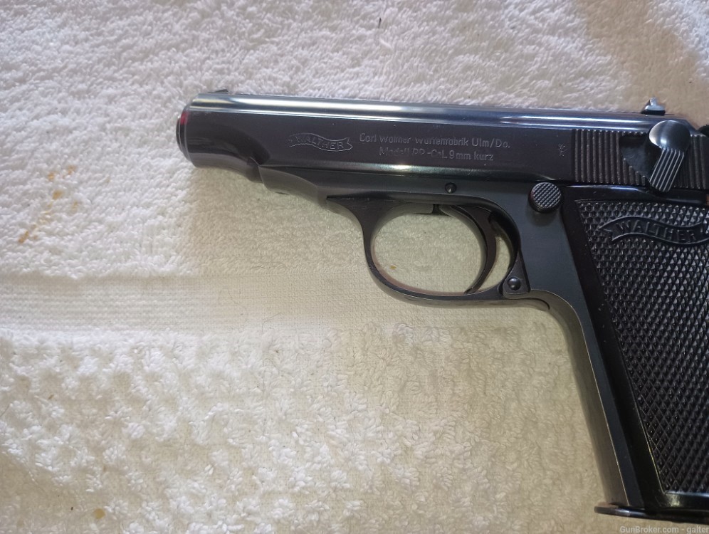 1964 German Walther PP 9mm Kurz semi auto pistol a-img-11