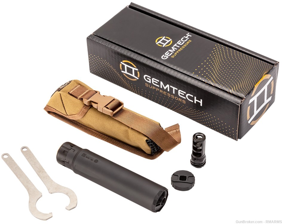 GEMTECH ABYSS 30 CAL (UP TO 300WM) INCLUDES ELITE TAPER MOUNT NIB-img-0
