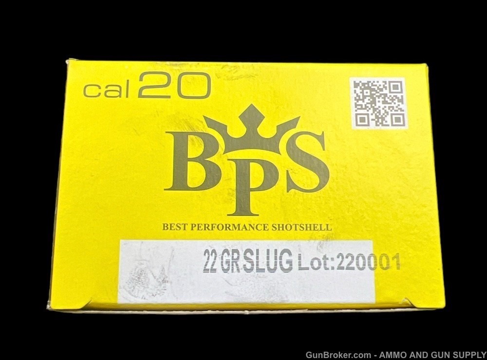 BPS 20GA RIFLED SLUG - 2.75" 22 GR - 250-RD/CASE - BUY NOW!-img-3