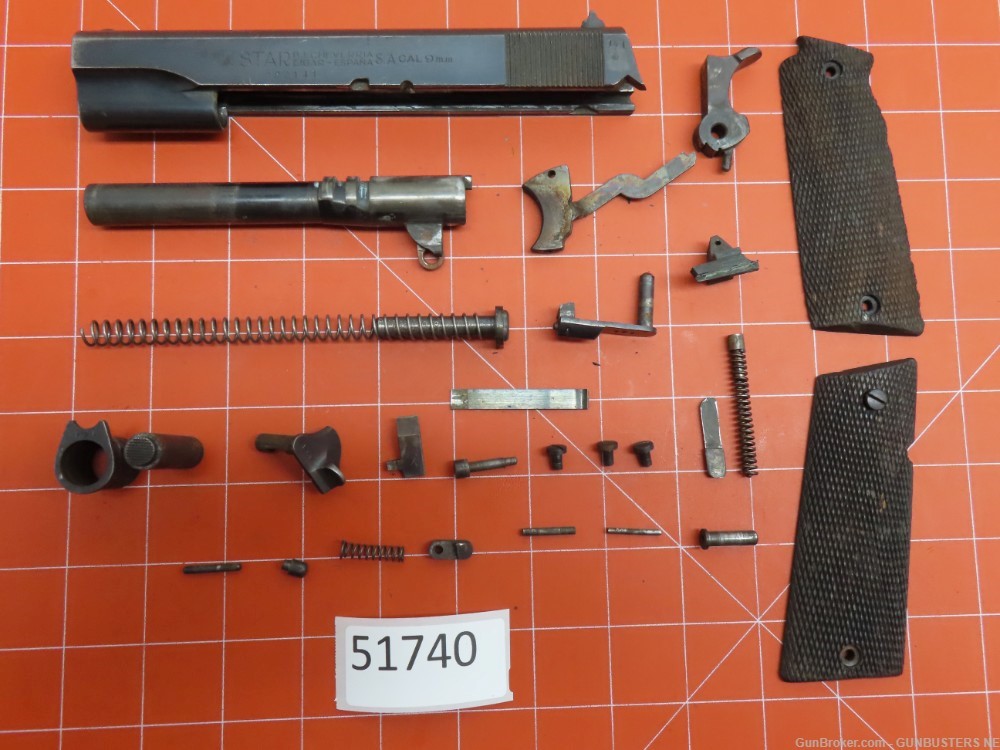 Star model 1911 9mm Repair Parts #51740-img-0