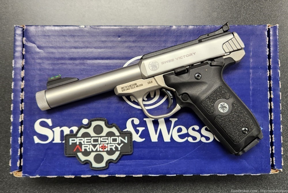 Smith & Wesson SW22 Victory 5.5 Threaded NEW! 10201-img-1