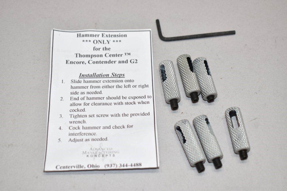 6 Advanced Manufacturing Koncepts T/C Encore Contender Hammer Extensions -img-1