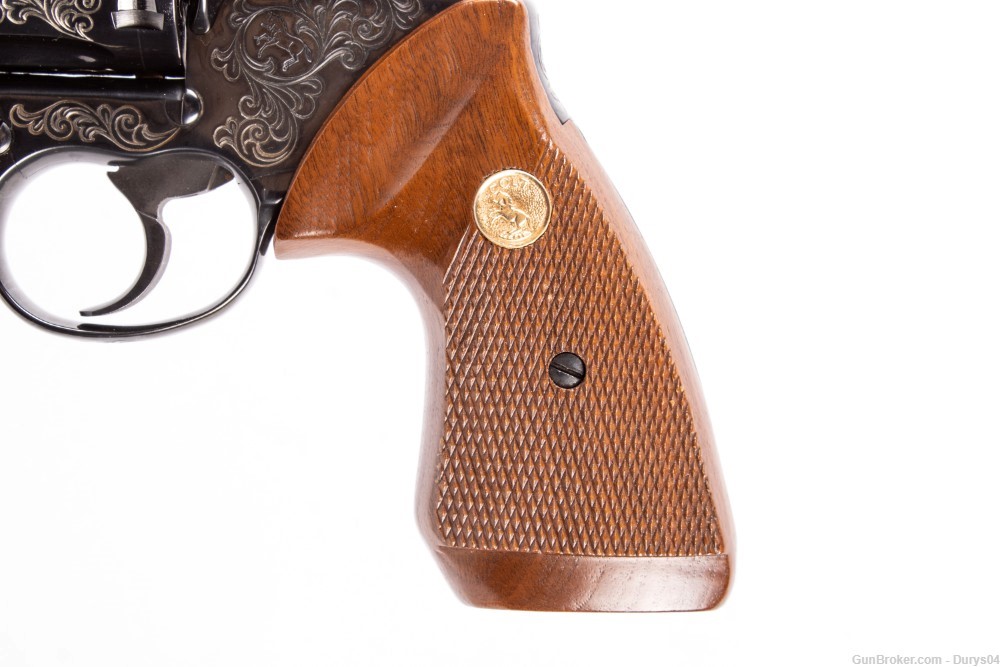 Engraved Colt Trooper MK III 22LR Durys # 18083-img-2