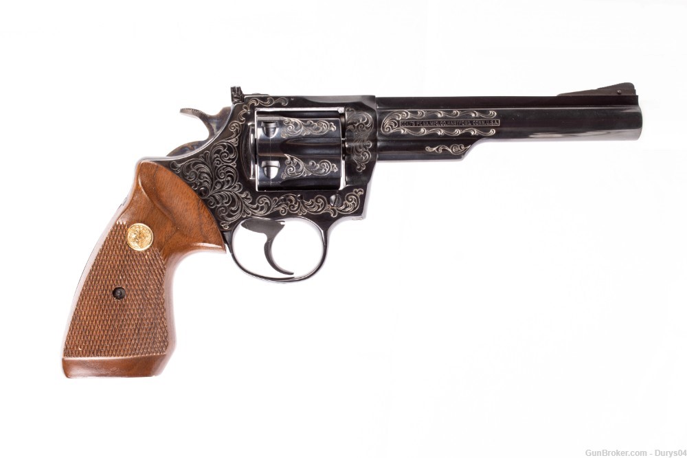 Engraved Colt Trooper MK III 22LR Durys # 18083-img-8