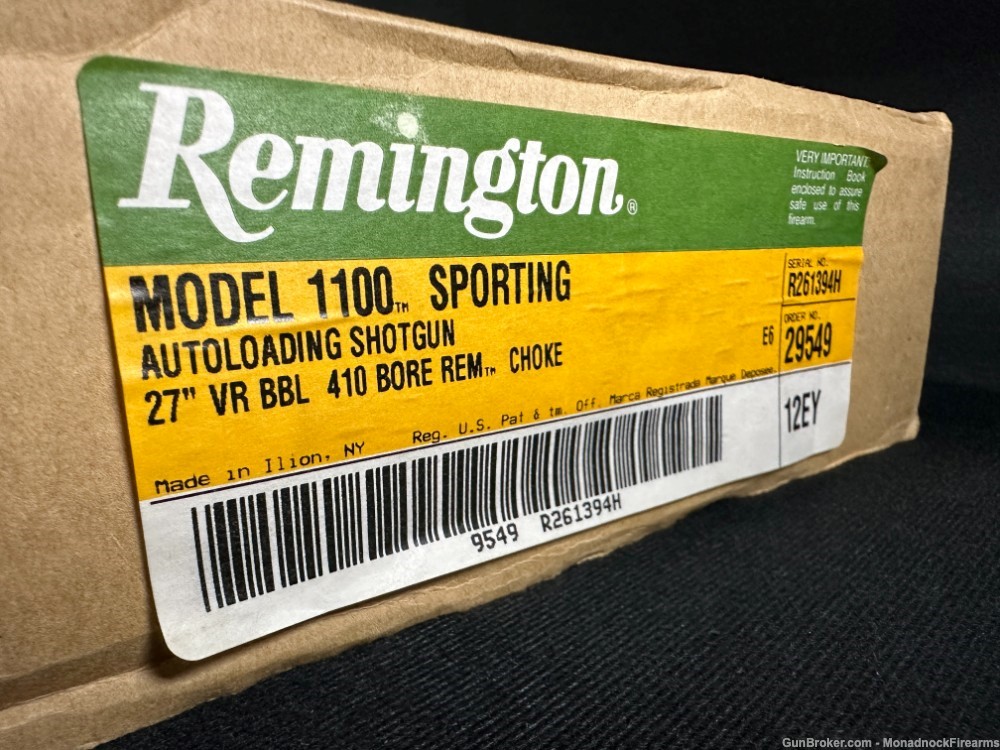 *PENNY* Remington Model 1100 Sporting Autoloading .410 27" Shotgun 1974 -img-25