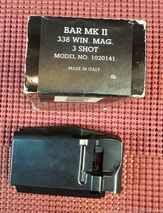 Browning BAR MKII .338 Winchester Magnum Magazine 3 round-img-1