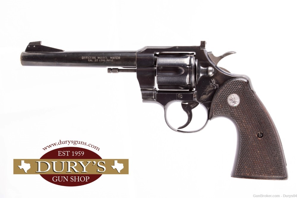 Colt Officers Model Match 22LR Durys# 18028-img-0