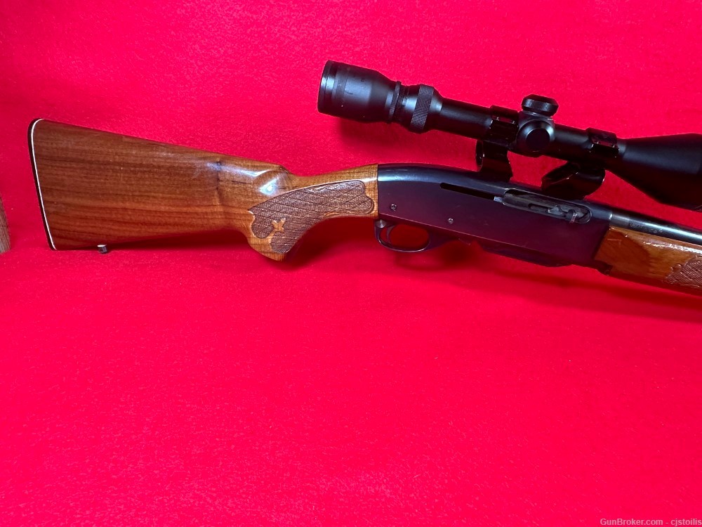Remington Woodmaster 742 6mm Rem Semi Auto Rifle with Scope-img-10