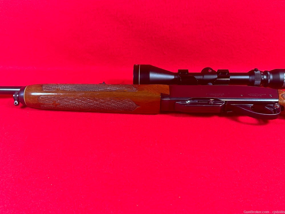 Remington Woodmaster 742 6mm Rem Semi Auto Rifle with Scope-img-6