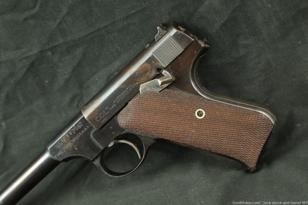 Colt Woodsman 1st Series Target Model OSU .22 LR Semi-Auto Pistol, 1938 C&R-img-7