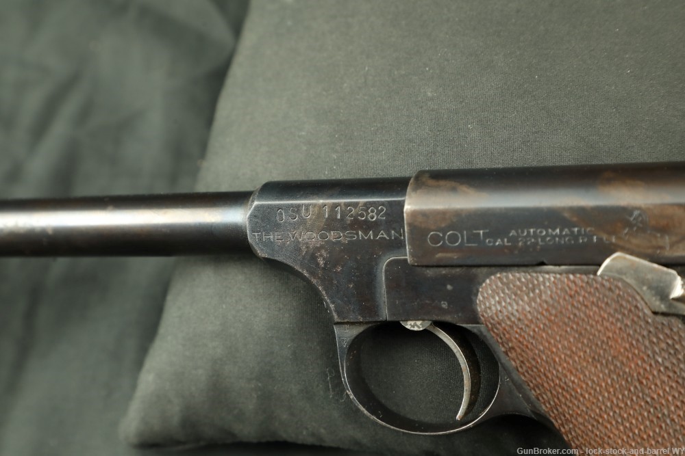 Colt Woodsman 1st Series Target Model OSU .22 LR Semi-Auto Pistol, 1938 C&R-img-17