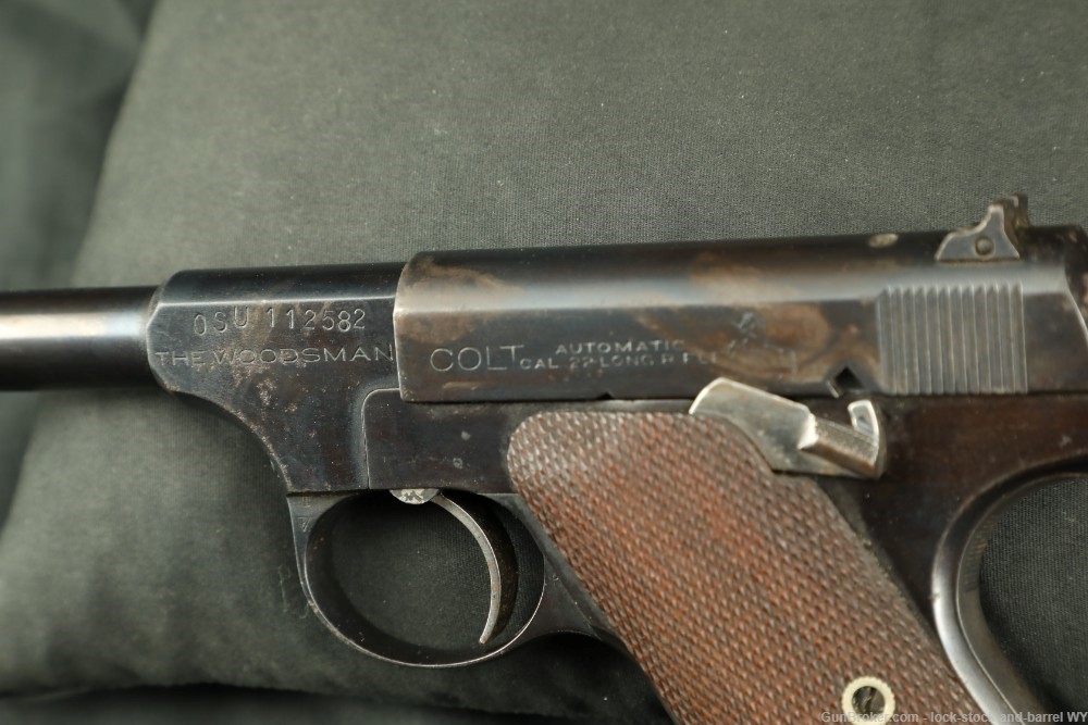 Colt Woodsman 1st Series Target Model OSU .22 LR Semi-Auto Pistol, 1938 C&R-img-16