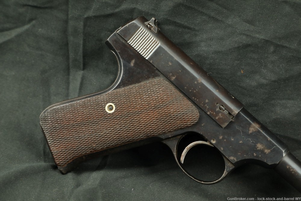Colt Woodsman 1st Series Target Model OSU .22 LR Semi-Auto Pistol, 1938 C&R-img-3