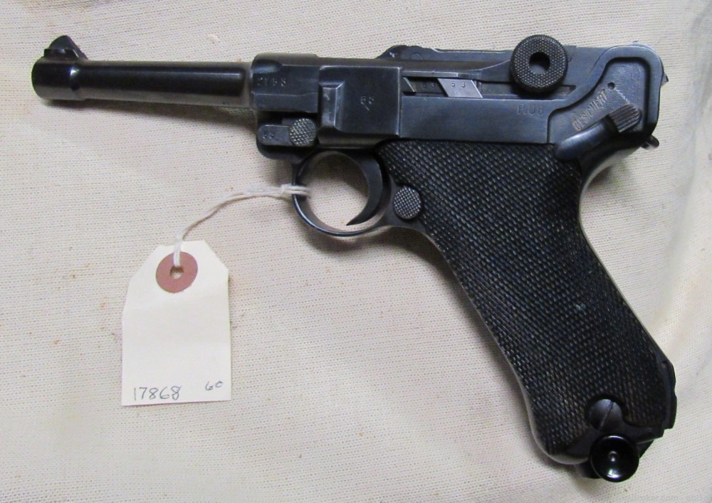 WWII German Mauser byf 42 1942 9mm Luger P08 Pistol .01 NO RESERVE-img-0