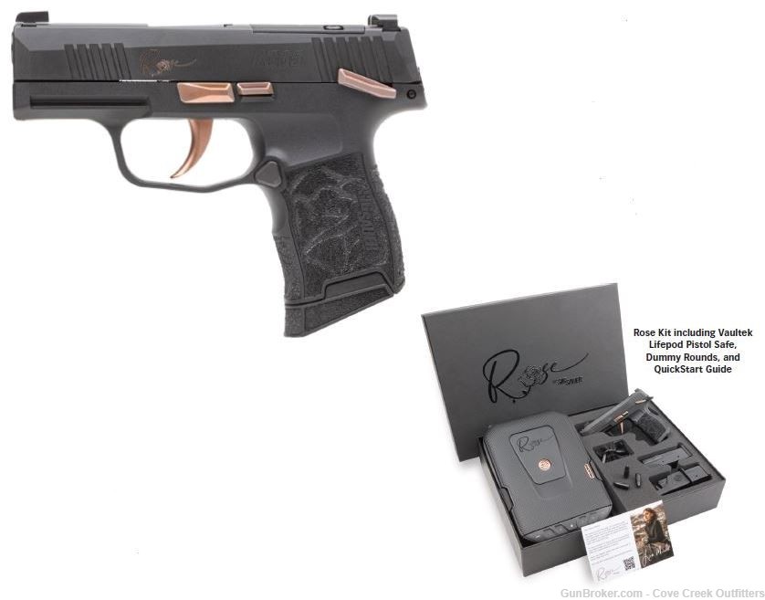 Sig Sauer P365 Rose 380 ACP 365-380-ROSE-MS Free 2nd Day Air Shipping-img-0