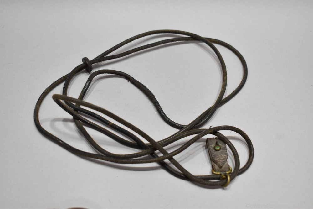 4 Leather Pistol Lanyards P-08 Luger? 2 Repro 2 Original? Read-img-2