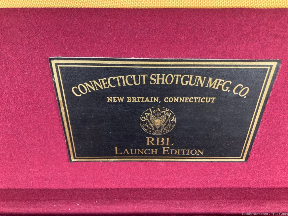 Connecticut Shotgun MFG Co. RBL Launch Edition 20Ga 28" SxS w/ case-img-1