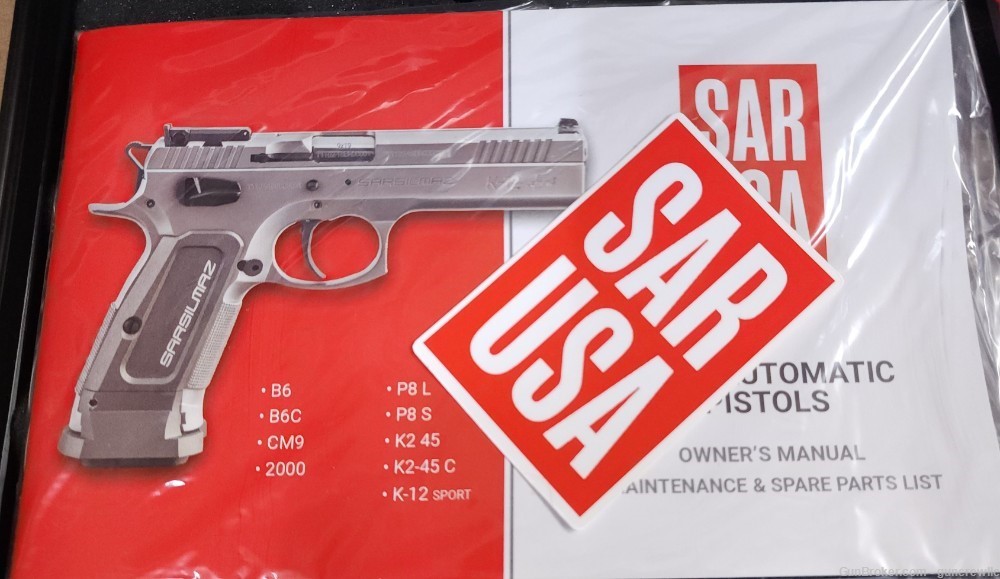 SAR-USA Arms B6 9mm Black DASA Full-Sized B69BL BRAND NEW SHIPS FAST-img-2