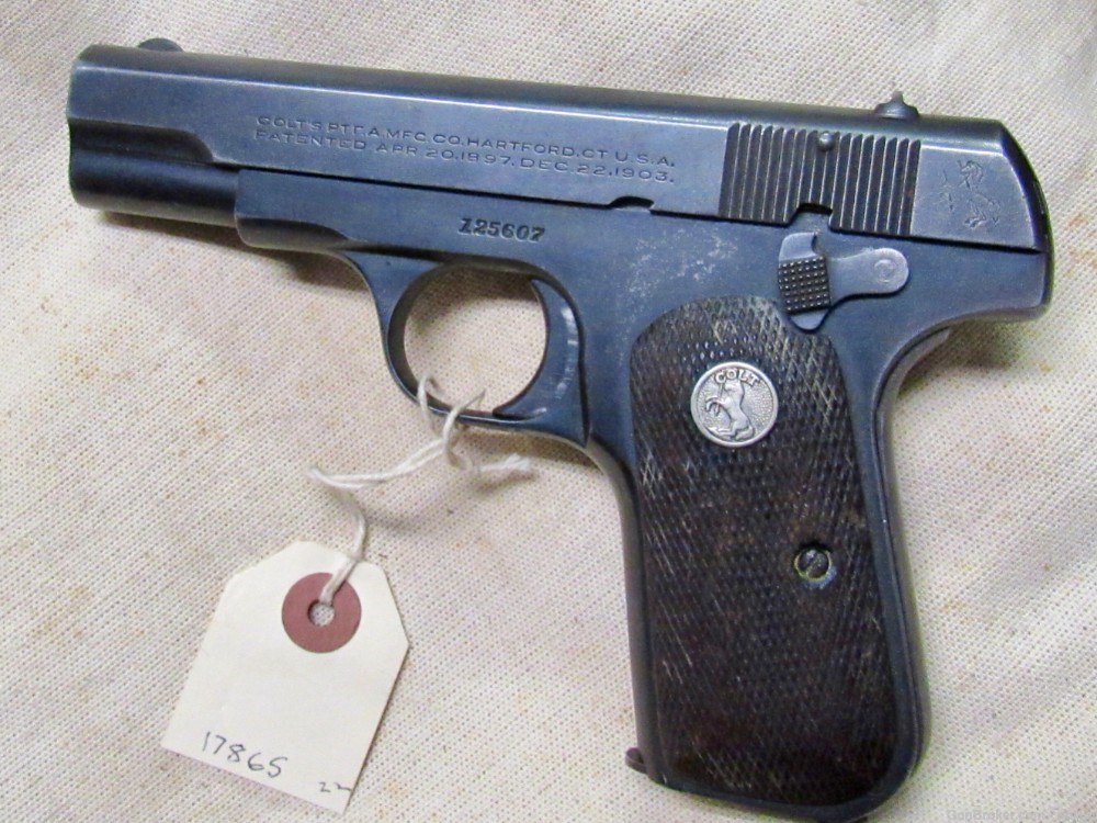 Colt Model 1908 .380 Hammerless Pistol 1937 .01 NO RESERVE-img-4