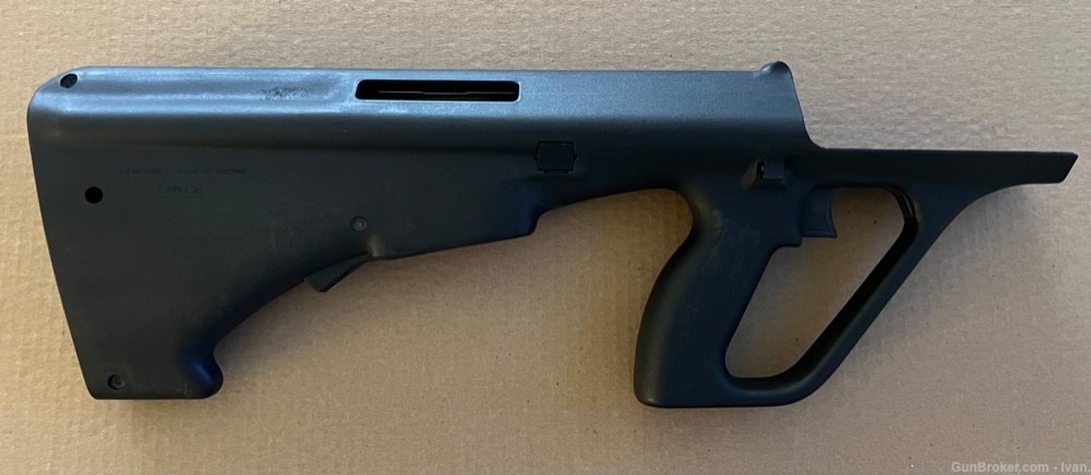 Steyr AUG P stock, black, early 1987 import -img-0