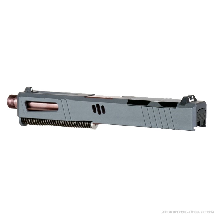 Complete Assembled Optic Ready Slide for Glock 19 | PVD Copper Barrel | RMR-img-3
