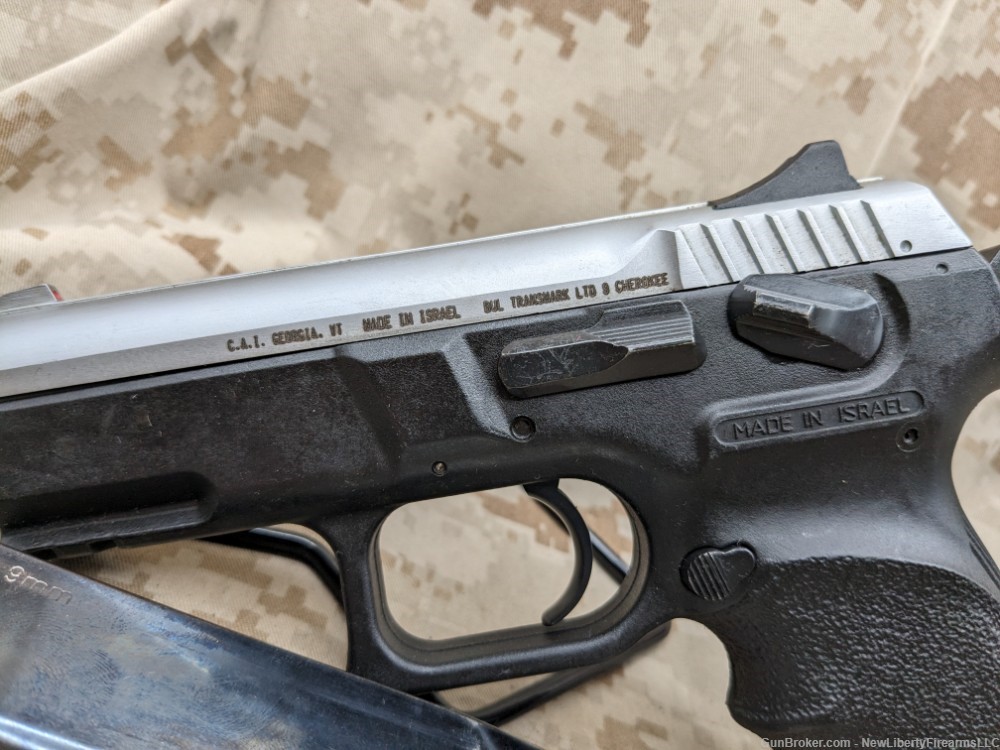 BUL Cherokee 9mm Pistol, CZ 75 style polymer frame, 1-17rd magazine, USED-img-10
