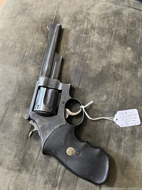 Smith & Wesson model 28 Highway Patrolman .357 magnum 6” barrel revolver -img-1