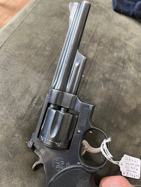 Smith & Wesson model 28 Highway Patrolman .357 magnum 6” barrel revolver -img-9