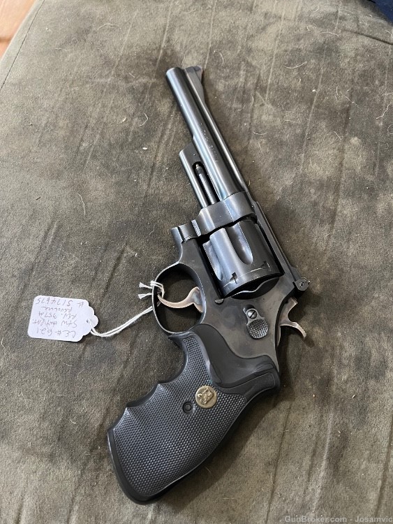 Smith & Wesson model 28 Highway Patrolman .357 magnum 6” barrel revolver -img-0