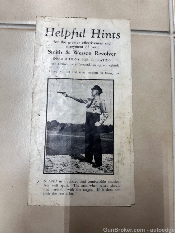 1950's Smith & Wesson Helpful Hints Brochure K-22 PRE 27 28 29 K-38 K-32-img-0