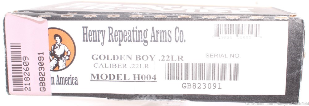 LNIB Henry Golden Boy 22 LR Octagon Barrel-img-15