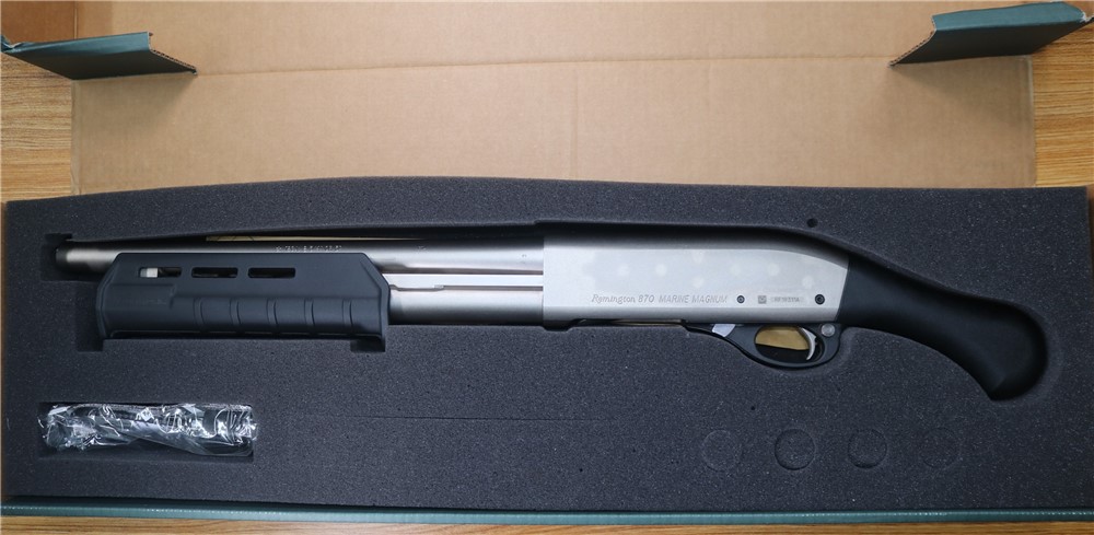 Remington Model 870 Marine Magnum Tac-14 12 Gauge 14" Barrel Box-img-0