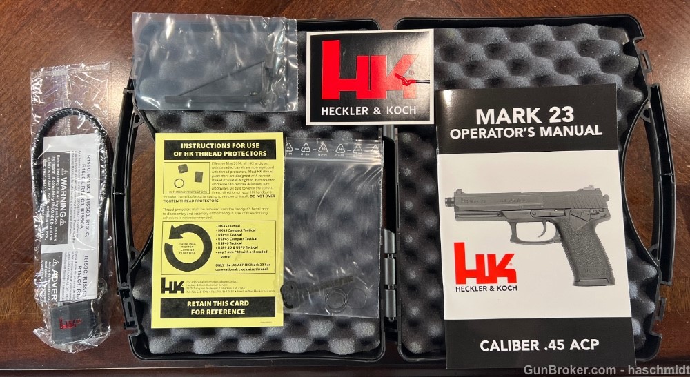 *Penny Auction* H&K Mark 23 Excellent Condition 3 Barrels 3 Mags-img-18