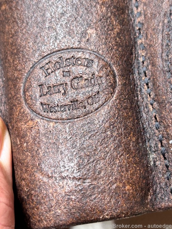 Colt 1911 Gator Skin / Leather Custom Holster Larry Gladug Westerville Ohio-img-4