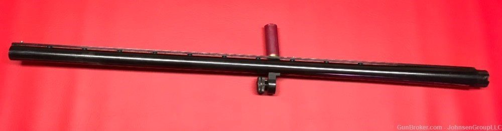 Stevens Model 30, 28" shotgun barrel only. Vent rib with a mid bead. 12 ga.-img-1