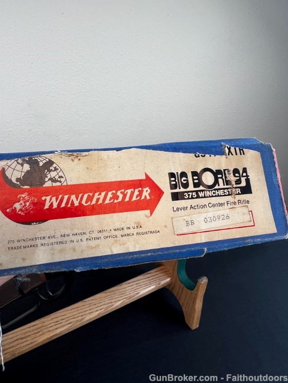 Winchester 94 BIG BORE XTR 375 Win Blue, Original box-img-14