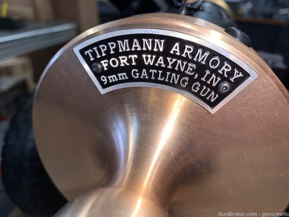 BRAND NEW Tippmann Armory Gatling Gun 9mm 9 10" GAT-2019 Glock Mags LAYAWAY-img-3