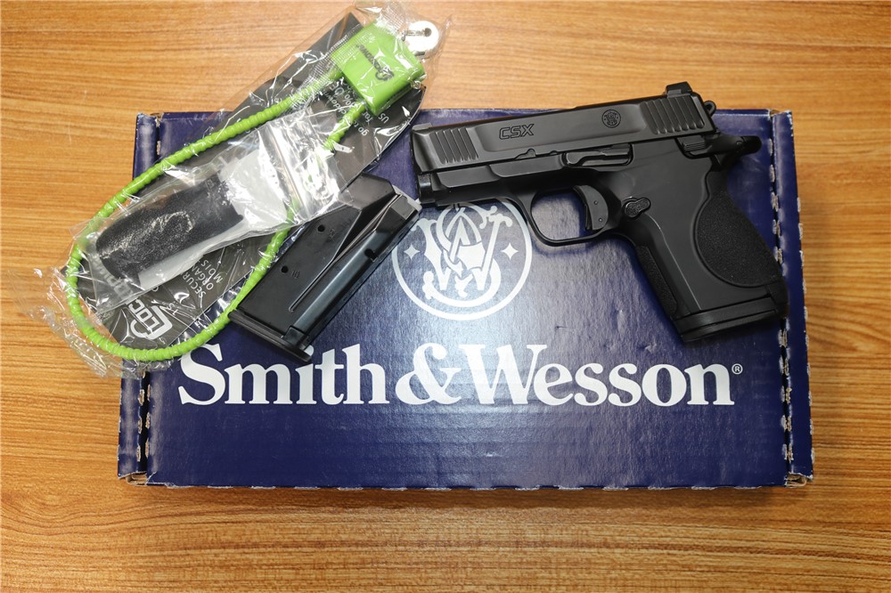 Smith & Wesson Model CSX 9mm 3" Barrel Box 2 Mags 12 Rounds-img-0