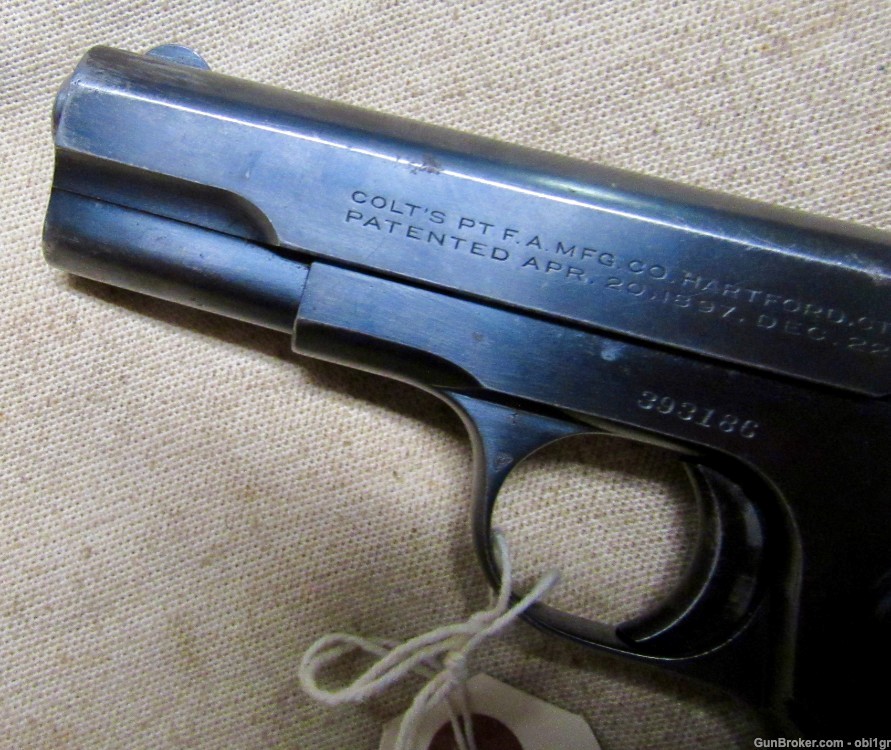 Colt Model 1903 .32 ACP Pocket Hammerless Pistol 1921 .01 NO RESERVE-img-9