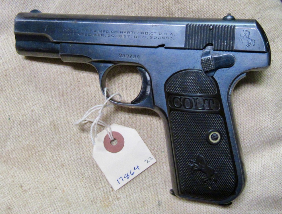 Colt Model 1903 .32 ACP Pocket Hammerless Pistol 1921 .01 NO RESERVE-img-6