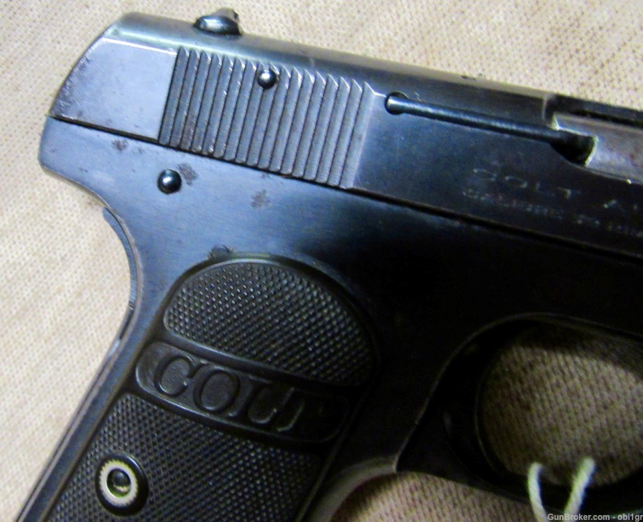 Colt Model 1903 .32 ACP Pocket Hammerless Pistol 1921 .01 NO RESERVE-img-1