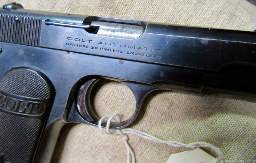 Colt Model 1903 .32 ACP Pocket Hammerless Pistol 1921 .01 NO RESERVE-img-2