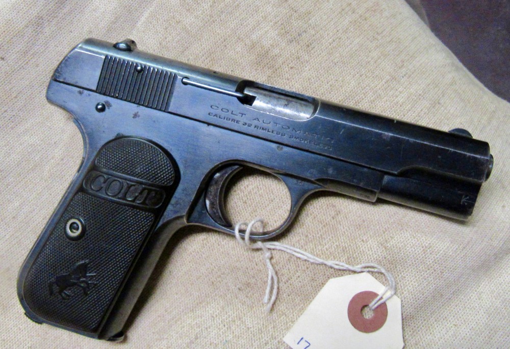 Colt Model 1903 .32 ACP Pocket Hammerless Pistol 1921 .01 NO RESERVE-img-0