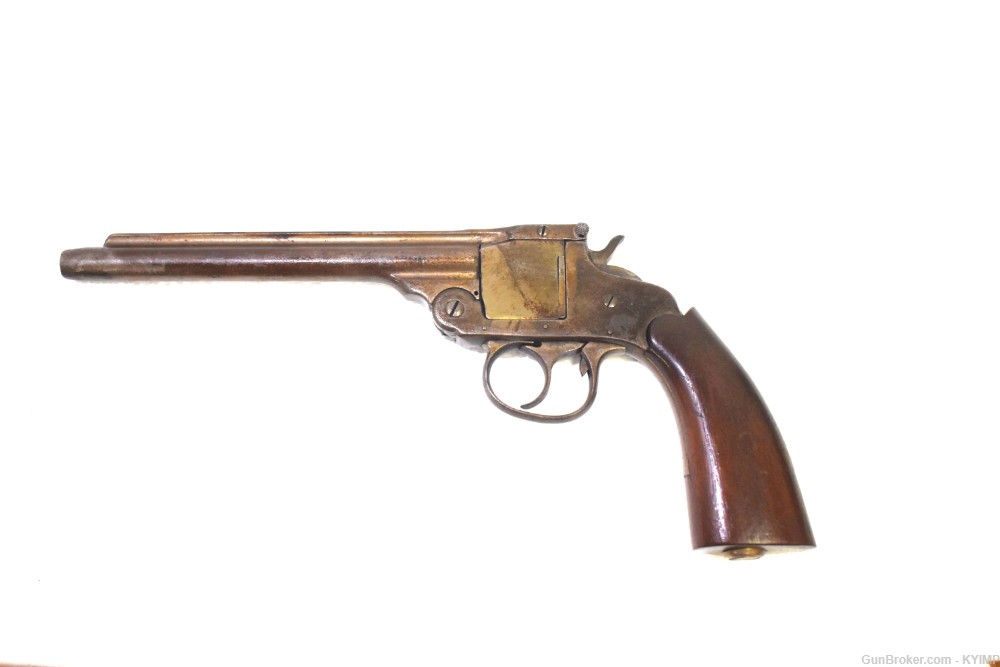 Harrington & Richardson .22 Top Break Single Shot Antique Handgun-img-0