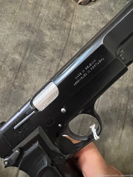 Browning Hi Power semi auto .9mm pistol 4” barrel 1 mag 10 round like new -img-9