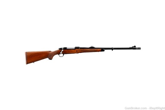 Ruger M77 Hawkeye African .375 Ruger Bolt Action Rifle Wood Stock-img-0